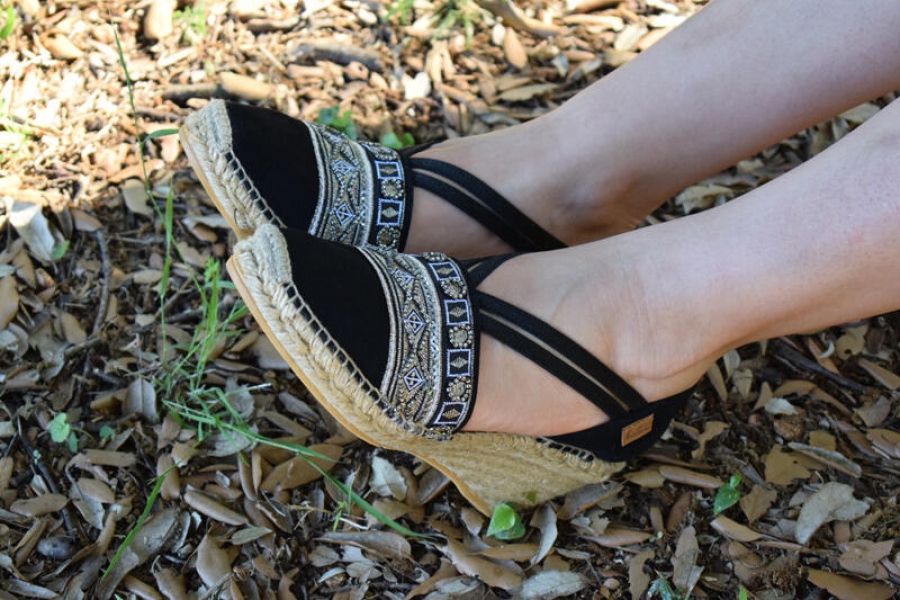 Espadrillas 834G DELHI Nero